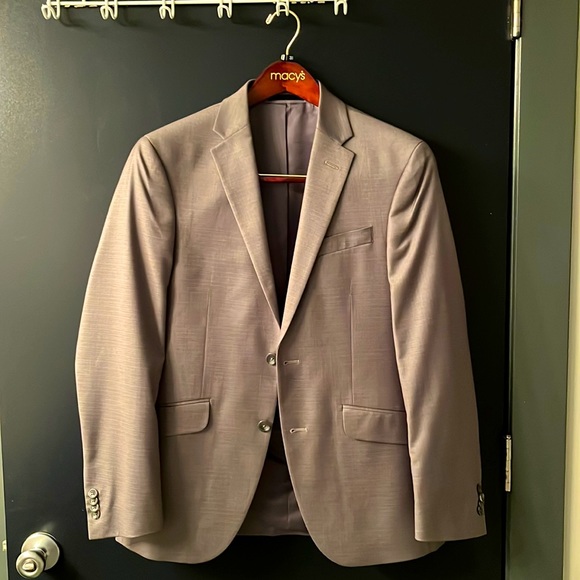 Kenneth Cole REACTION Men's Techni-Cole Stretch Slim Fit Suit